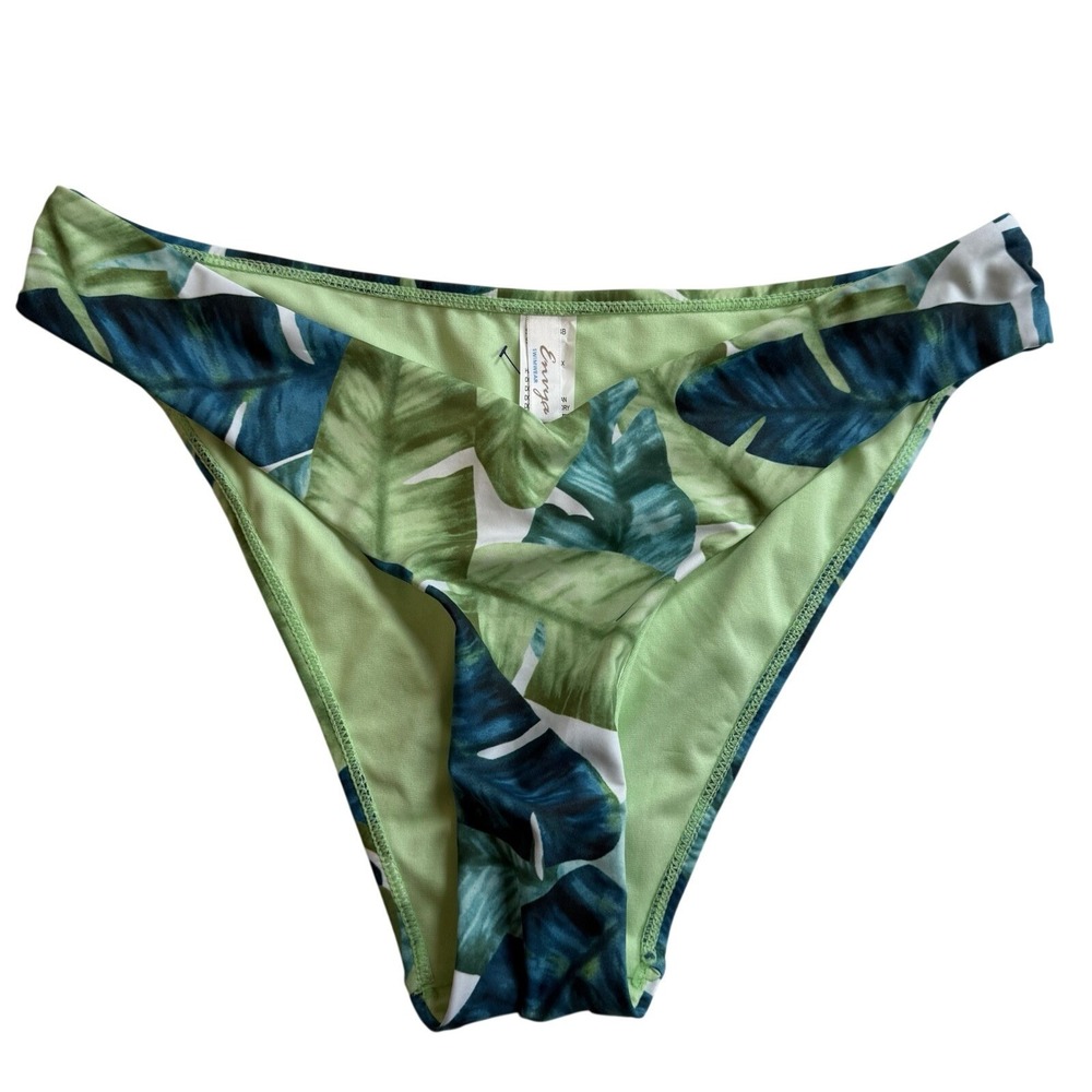 Envya Swimwear Large Bikini Bottom NWT Playing By The Palms Tropical S0374B
